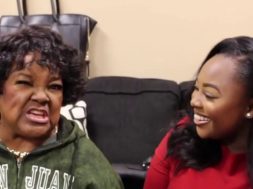 Jekalyn Carr doing the U NAME IT challenge with Shirley Caesar