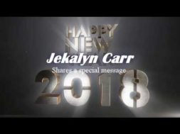 Jekalyn Carr with a special message for 2018