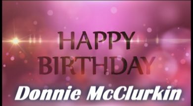 Birthday shout outs from The Donnie McClurkin Show